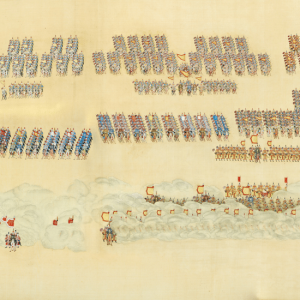 Enchère record : La Grande Revue, IV : Manœuvres militaires, époque Qianlong (1736-1795)